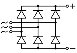 Three Phase Diode Bridge Circuit