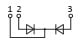 Connection diagram of diode module MD4-155