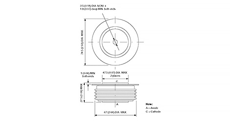 Disc diodes