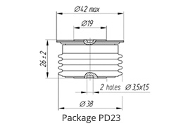Rectifier diode dimensions