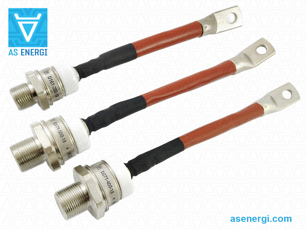 Diode 300A, 320A (300V–1600V), stud type D161-320 – AS Energi India