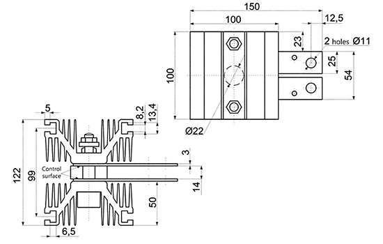 Heatsink dimensions