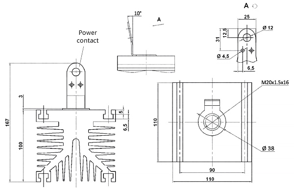 Heatsink dimensions