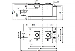 Outline of Thyristor Diode Module