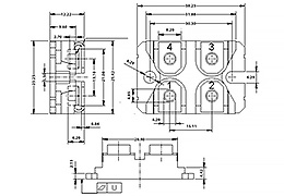 Outline of Single Thyristor Module