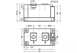 Outline of Single Thyristor Module
