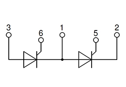 Dual Thyristor Module Circuit