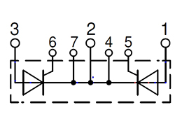 Dual Thyristor Module Circuit