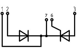 Thyristor Diode Module MD/T4-320-36-A2