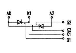 Circuit Diagram of Thyristor Modules