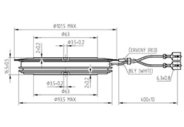 T 989C-3430-16 Dimensions