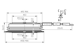 TG 979-1600-45 Dimensions