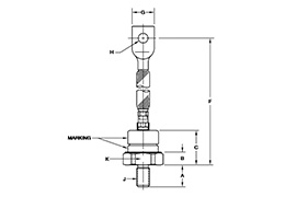 Rectifier diode dimensions