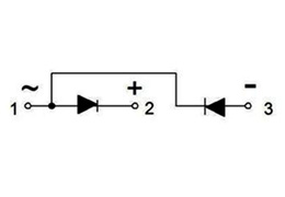 Circuit Diagram of Single Diode Module CD611216C