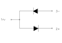 Circuit Diagram of Single Diode Module PD411611
