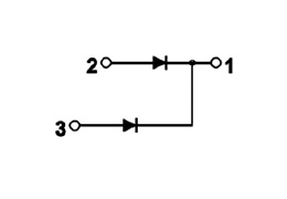 Circuit Diagram of Single Diode Module LC8136240A
