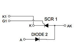 Circuit Diagram of Thyristor Modules