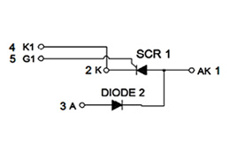 Circuit Diagram of Thyristor Modules
