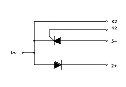 Circuit Diagram of Thyristor Modules