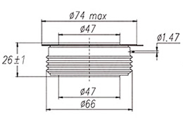High Frequency Thyristor KG